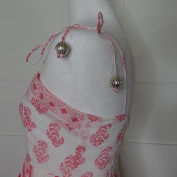 oliphant dress NWT tie strap midi jaipur pink size XS and Size Small available - Picture 3 of 11